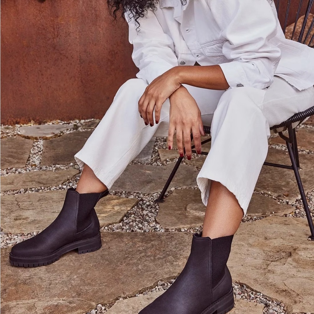 Timberland Black Ankle Booties